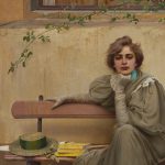 Vittorio Corcos “Sogni”, 1896. Olio su tela, 161×135 cm. Courtesy Galleria Nazionale d’Arte Moderna e Contemporanea, Roma