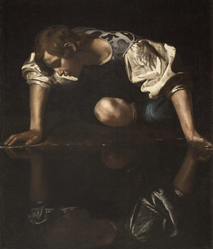 Il Narciso di Caravaggio, realizzato tra il 1597 e il 1599