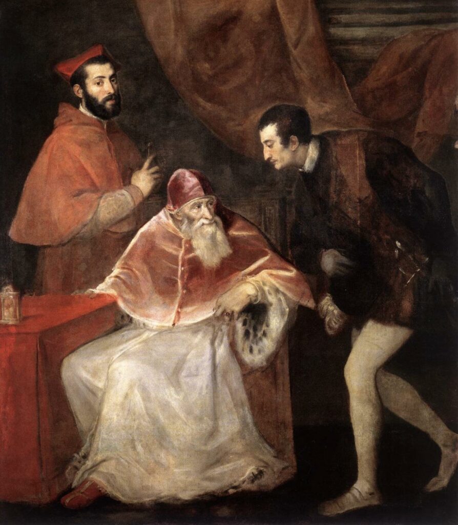 Ritratto di Paolo III con Nipoti