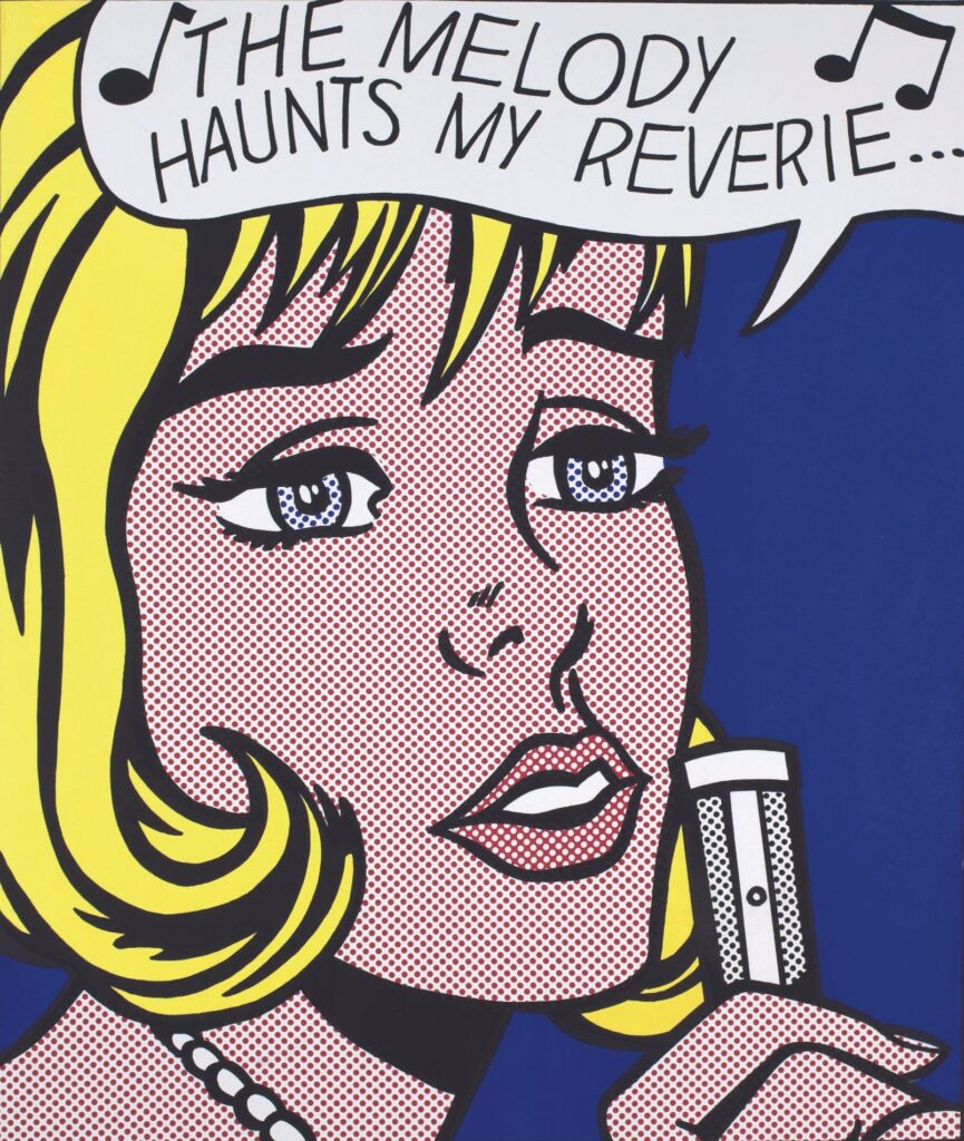 Reverie, Roy Lichtenstein, 1965, Collage