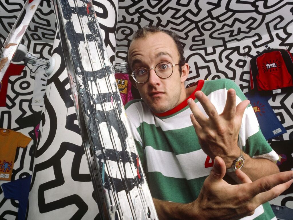 Keith Haring is on exhibition in Palazzo Tarasconi in Parma