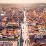 Bologna cityscape view