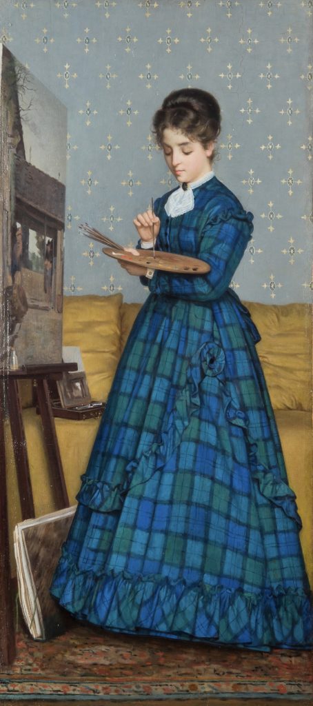 La pittura (Isolina Cecchini), Silvestro Lega